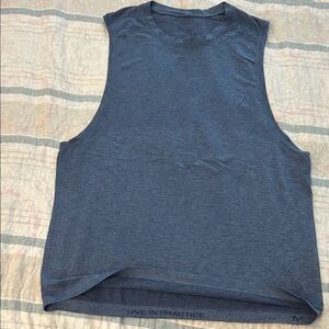 Lululemon Blue Sleeveless Tank Top